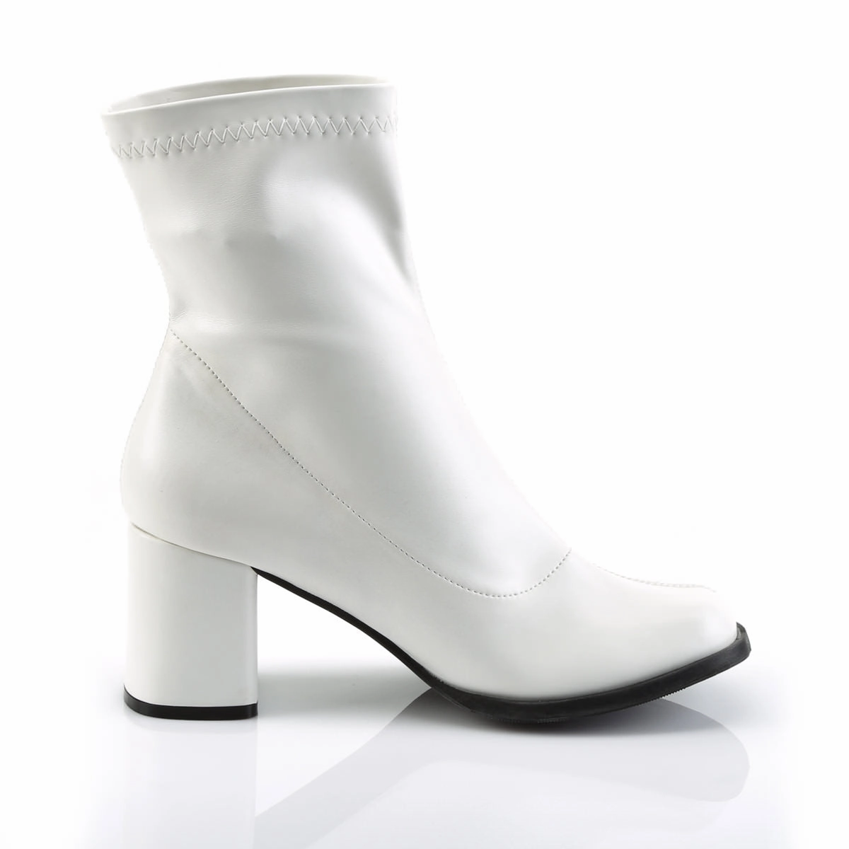 3" Heel GOGO-150 White Pu Best Work Boots For Scaffolding