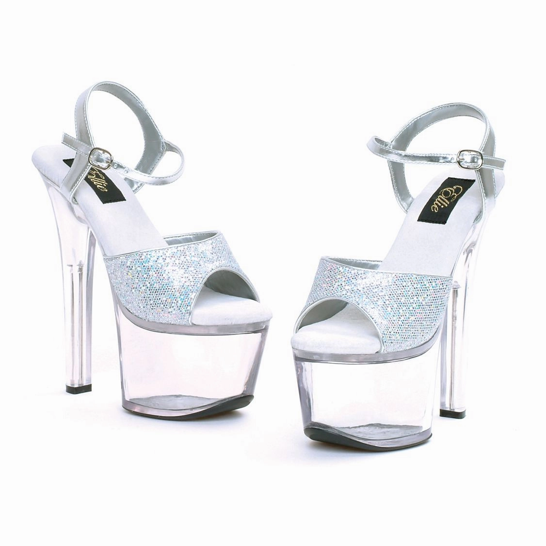 7" Glitter Flirt Stiletto Platform (ES711-Flirt-G) Fortnite High Heels
