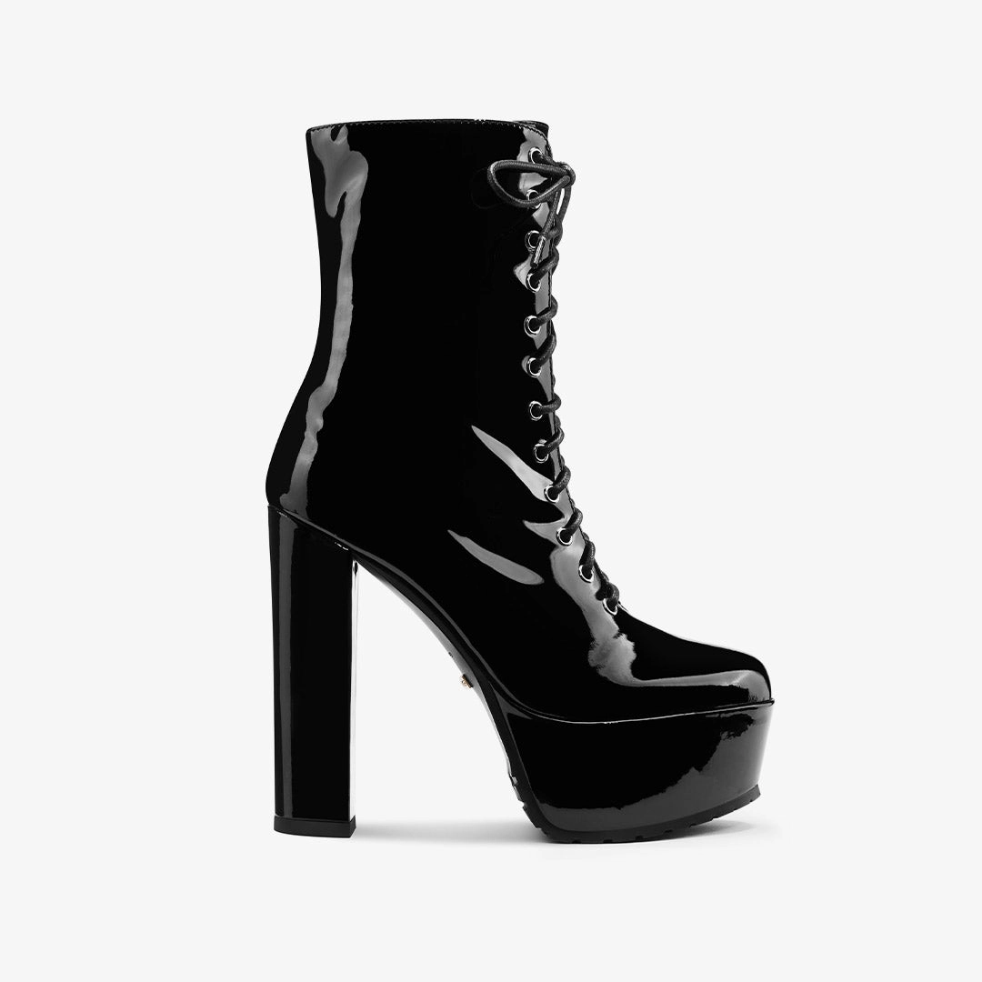 *CEDAR - super high platform half boots Chunky Sock Ankle Boots