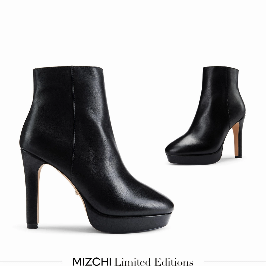 2000s Ankle Boots *CLAIRE - leather platform ankle boots