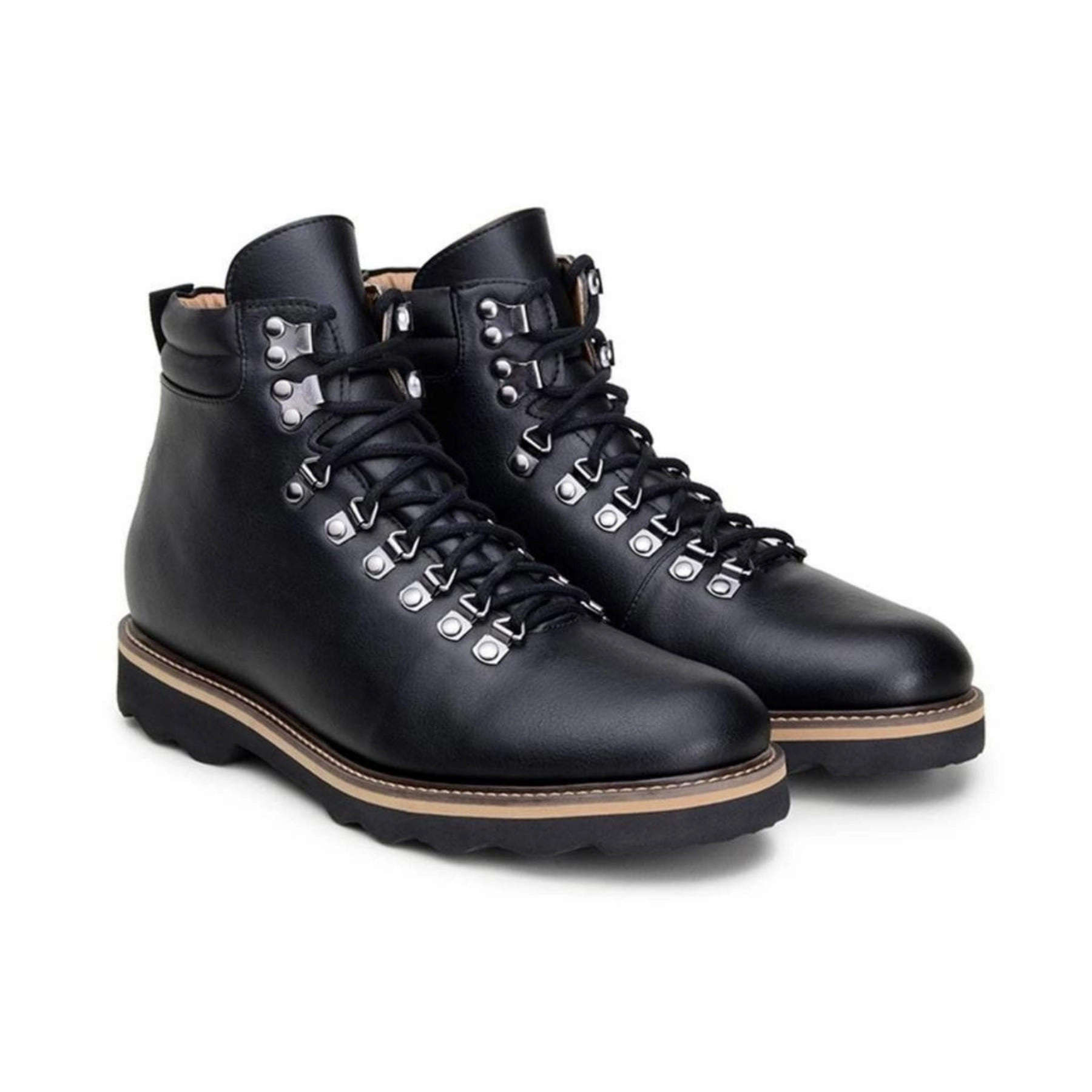 'Jeffery' Unisex Boots by Ahimsa - black Camouflage Hiking Boots