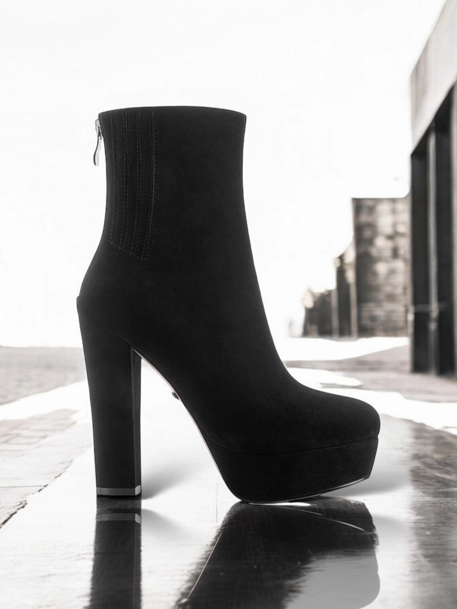 Ankle Boots And Ankle Pants *MONET - high platform ankle boots