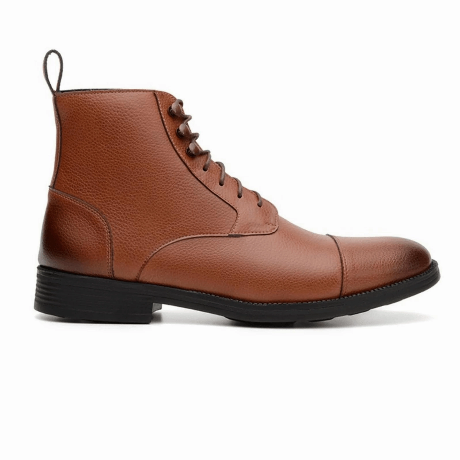 'Vellerti' classic vegan leather lace-up boot by Vincente Verde -  brown Chelsea Boots Suede Brown
