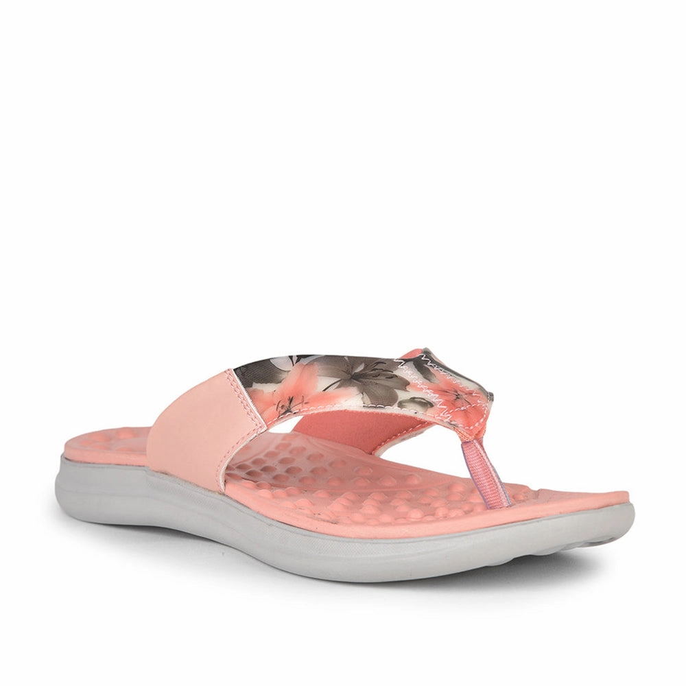 Flip Flops Rubber A-Ha Casual Pink Flip Flop For Women KIARA-12 By Liberty