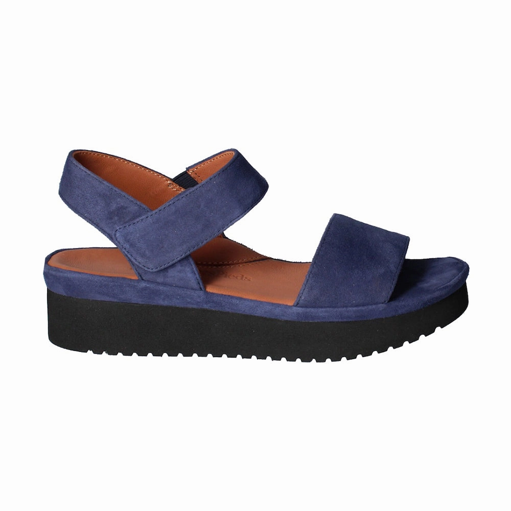 Abrilla Sandal - Navy Kid Suede Bigmona Sandals