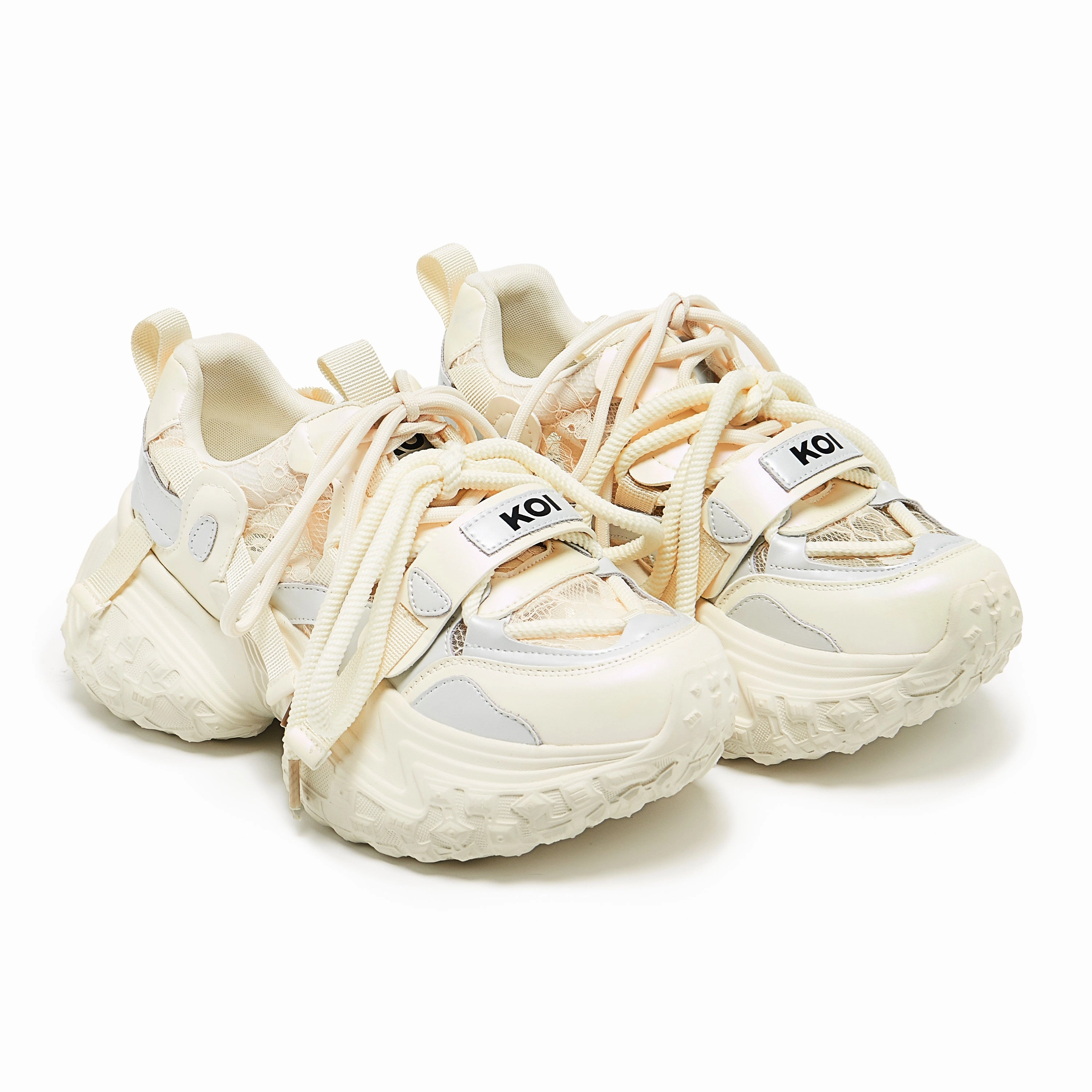 Frozen Shores Mega Chunky Trainers - Vanilla Wolky Aya Mary Jane Shoes