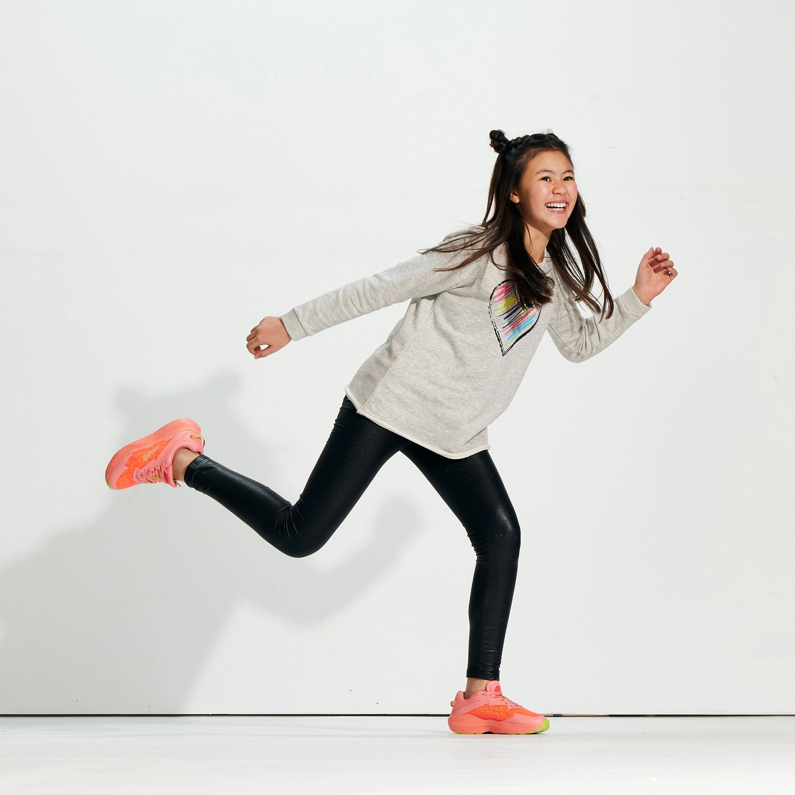 Super Cushioned Running Shoes Girl's Avi-Storm