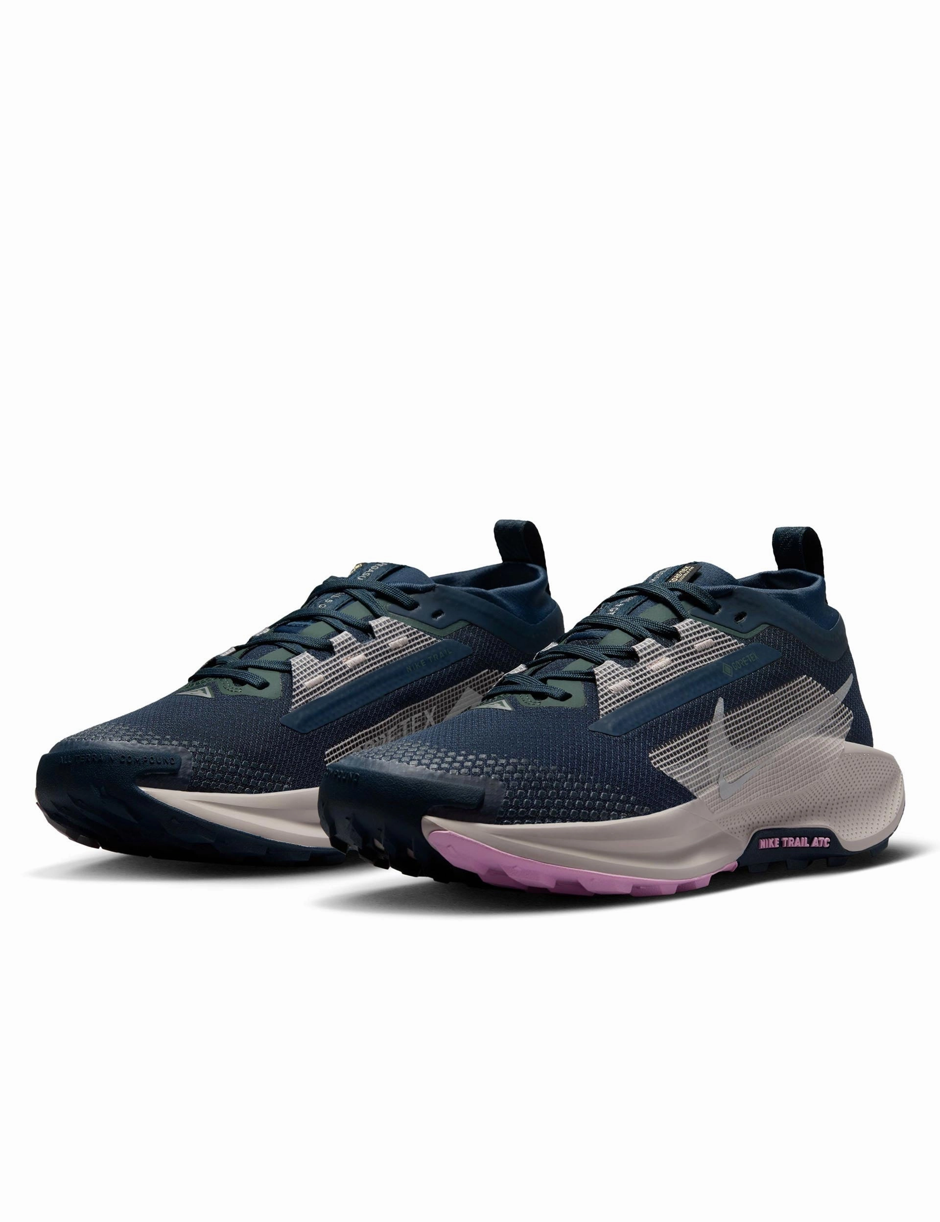 Innovate Trail Running Shoes Pegasus Trail 5 Gore-Tex Shoes - Armoury Navy/Vintage Green/Platinum Violet