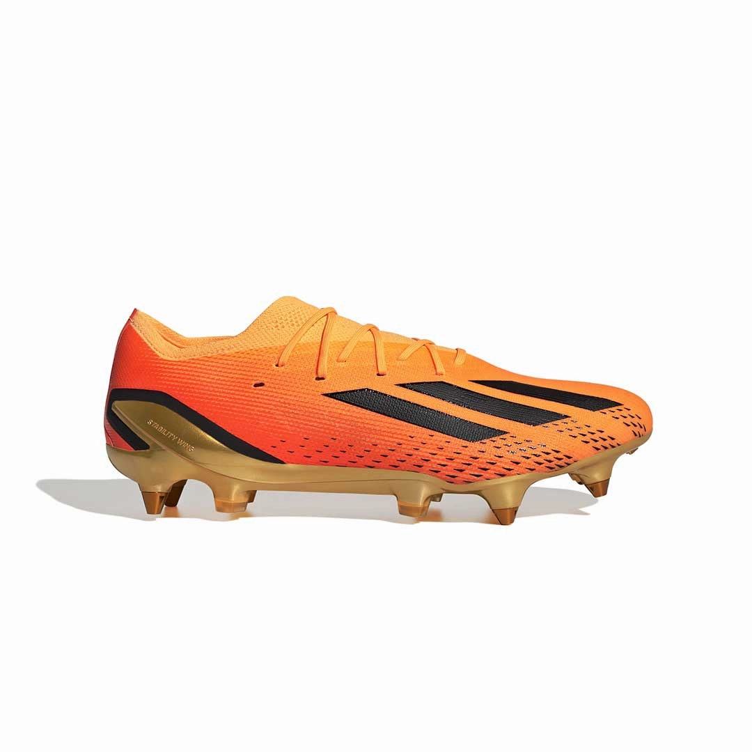 adidas - Unisex X Speedportal.1 Soft Ground Cleats (GZ5096) Phantom Ghost Lace Soccer Cleats