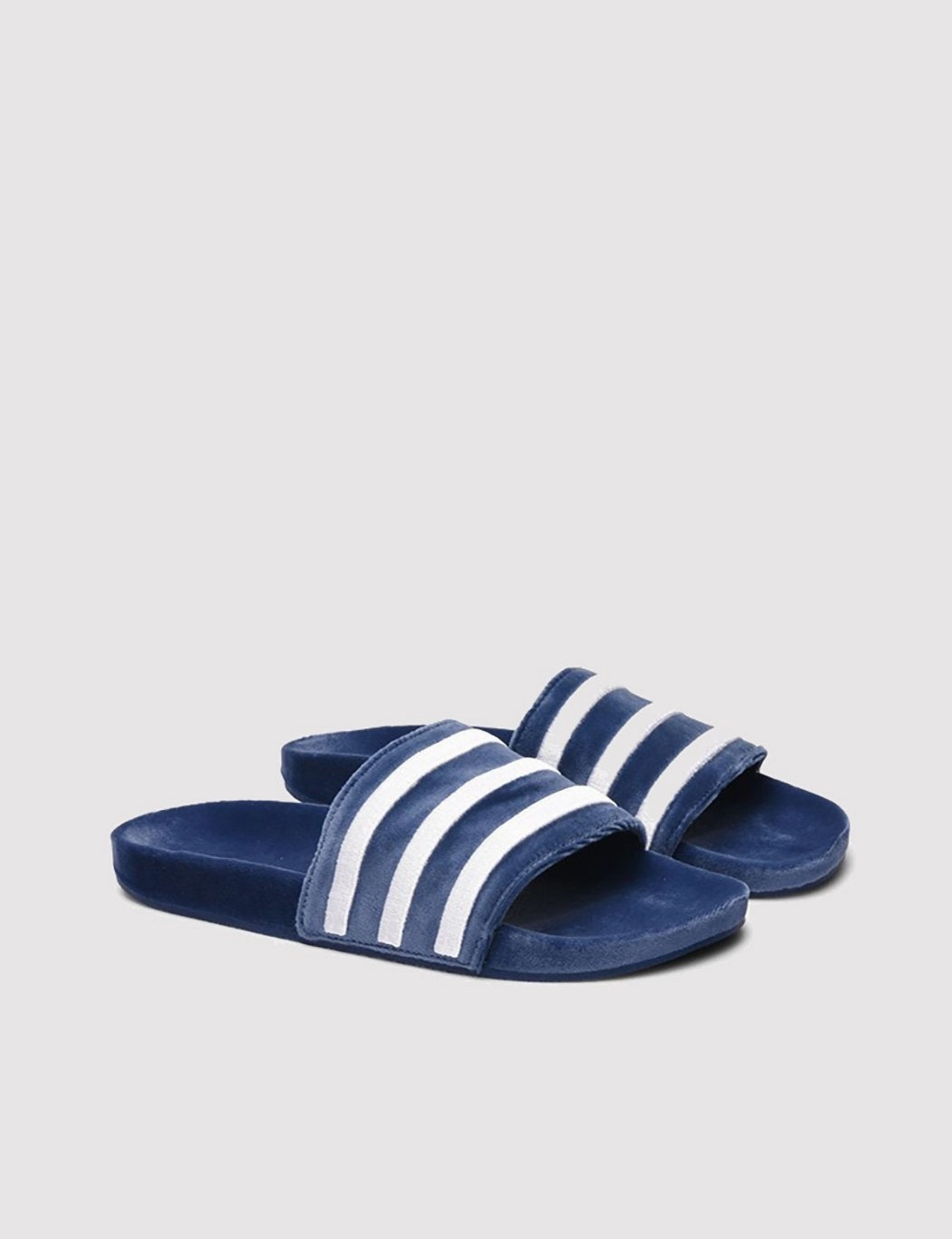 adidas Adilette Slides (BY9908) - Mystic Blue Cute Rabbit Slippers