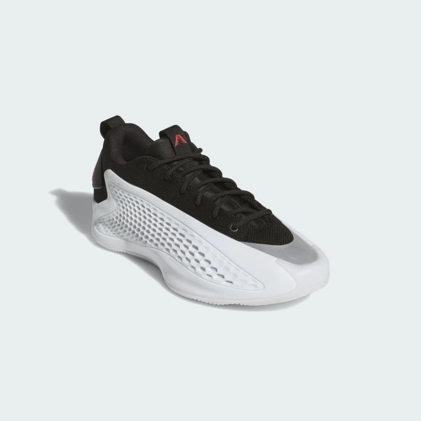 Adidas Men's Ae 1 Low Shoes - Footwear White / Core Black / Lucid Red 14 Basketball Shoes