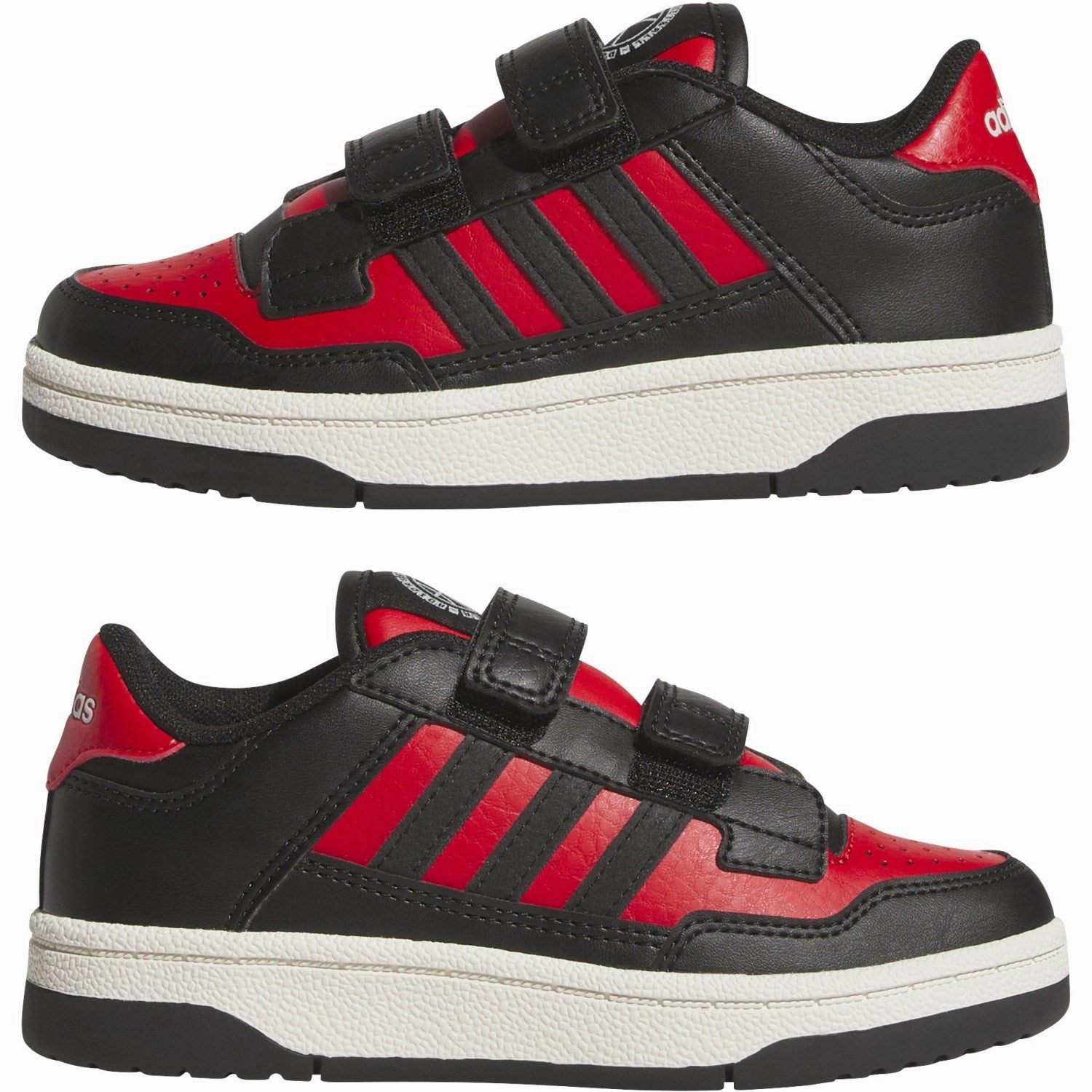 Denim And Sneakers adidas Originals Core Black/Collegiate Red/Core White Rapid Court Cf C Sneakers