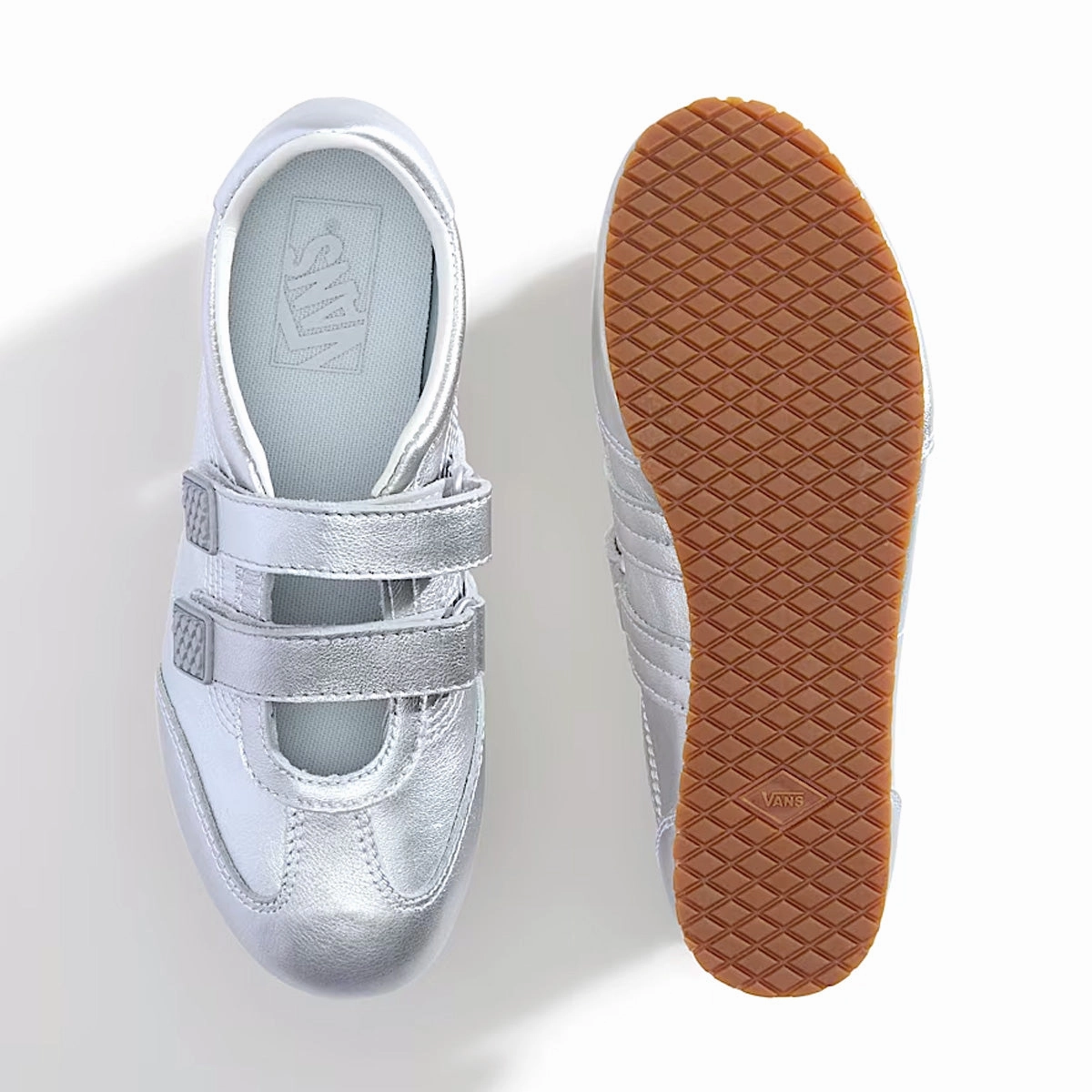 Wmns Premium Mary Jane Super LowPro 'Silver' Women's Mary Jane Heel Shoes