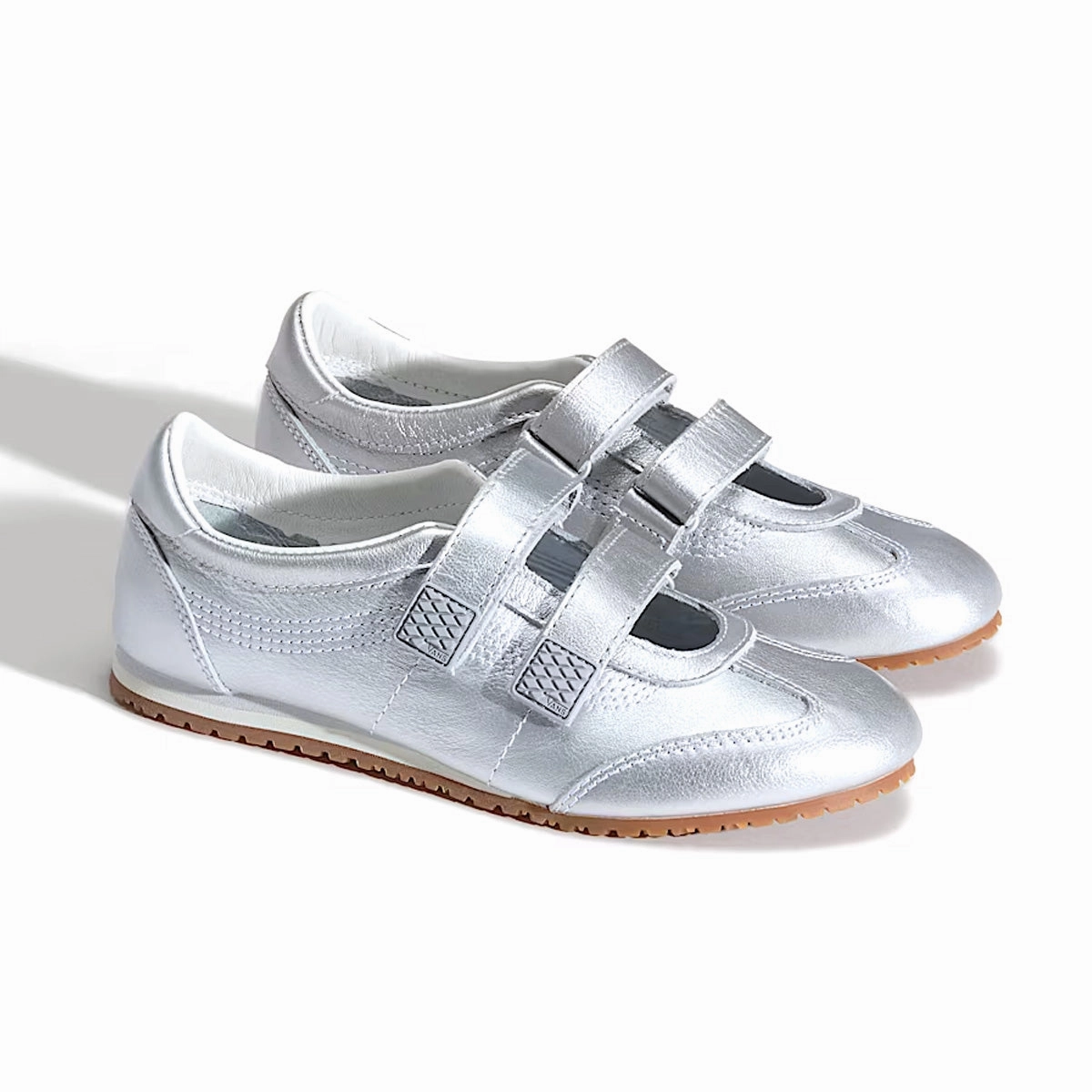 Wmns Premium Mary Jane Super LowPro 'Silver' Keen Mary Jane Leather Shoes