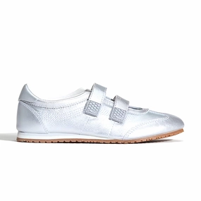 Wmns Premium Mary Jane Super LowPro 'Silver' Comfortable Platform Mary Jane Shoes