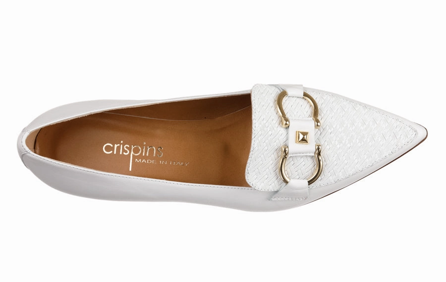 Mdf Pointblanco White T Flat Shoes