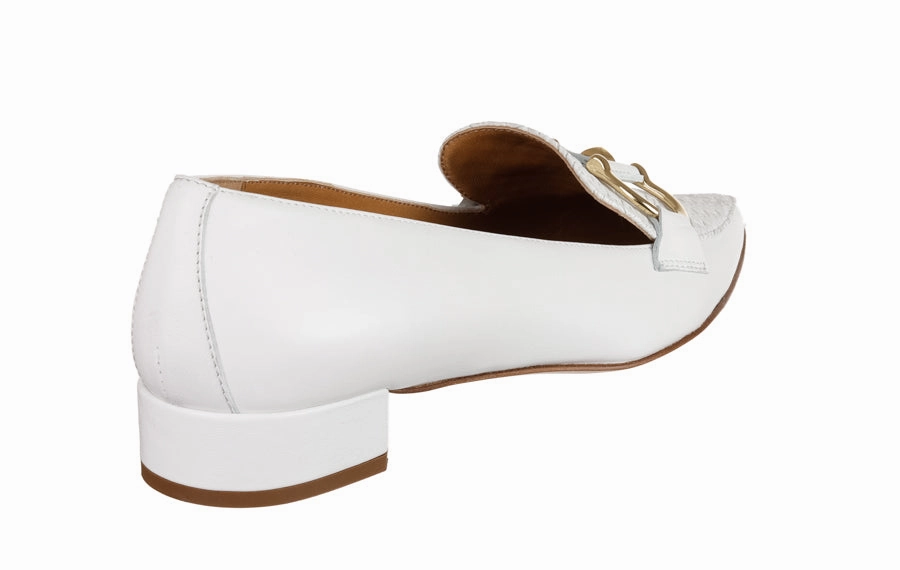 Closed Flats Shoes Mdf Pointblanco White
