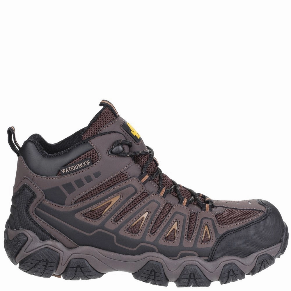 Amblers Safety AS801 Rockingham Waterproof Non-Metal Safety Hiker Merrell Moab Mid Waterproof Hiking Boots
