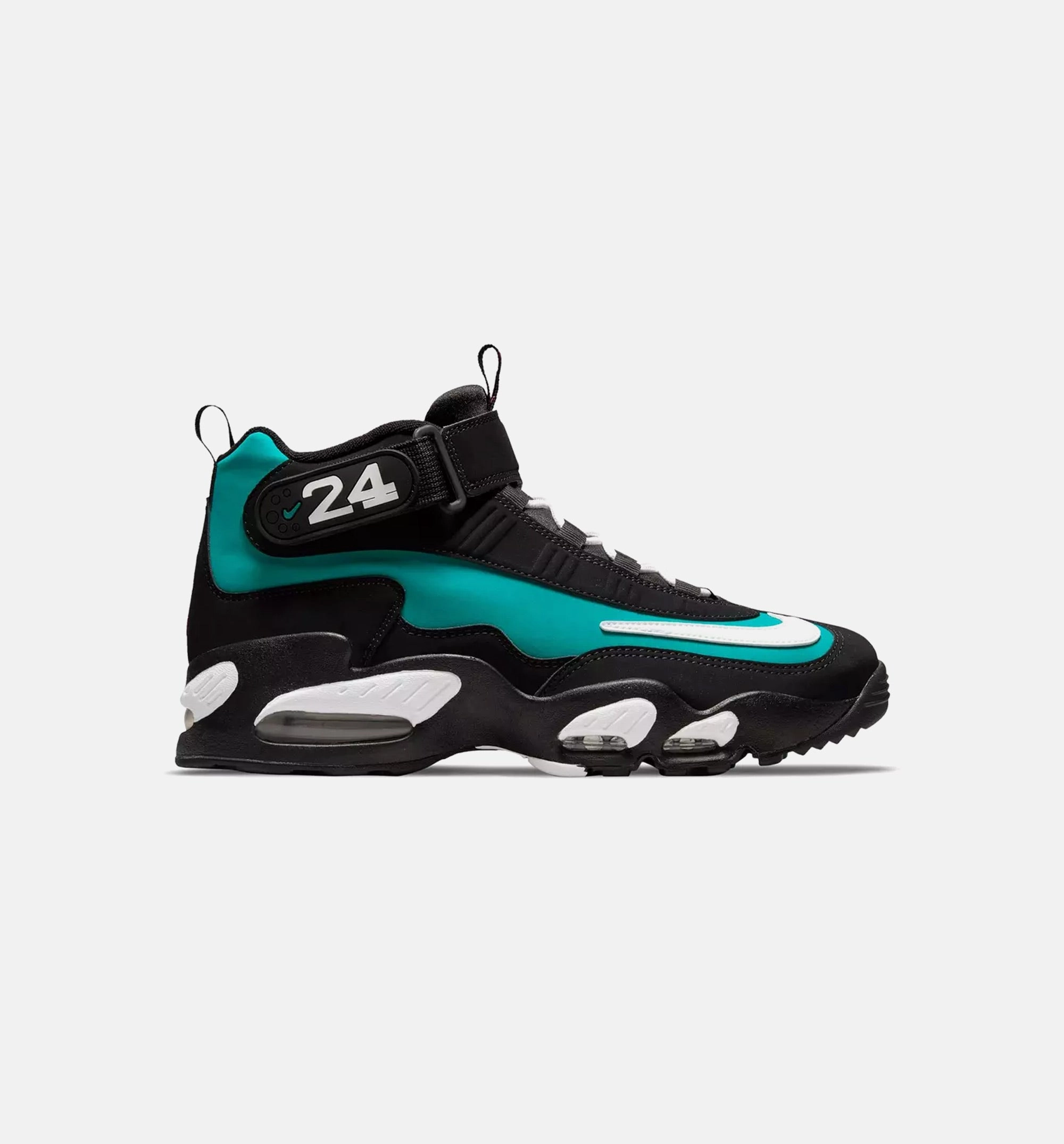 Air Griffey Max 1 Mens Training Shoe - Black/Teal/White Socks With Sneakers