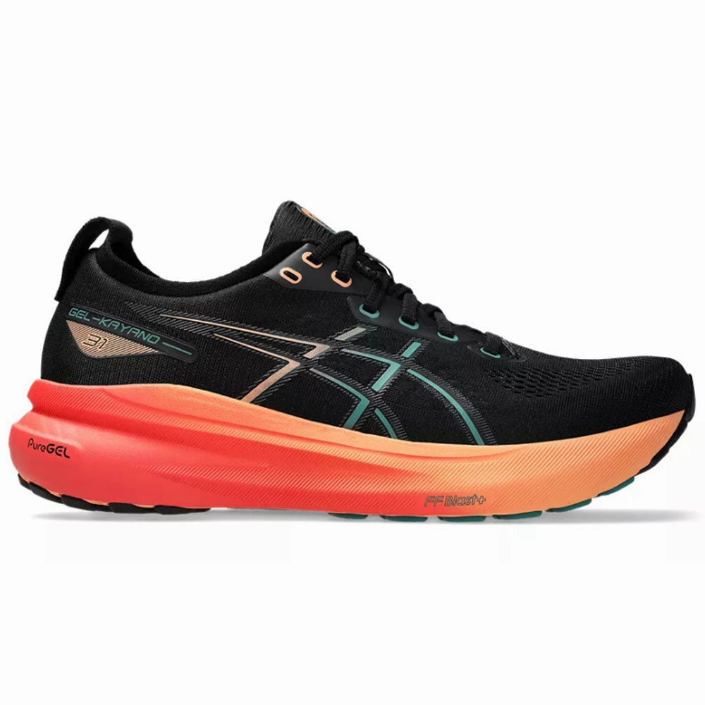 Men's Asics Gel-Kayano 31, Black/Rainy Lake, 11.5 2E Wide Asics Gel-mai Shoes 1193a098
