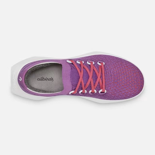 Allbirds Tree Dasher 2 - Lux Purple (Blizzard Sole) Best Pronation Running Shoes