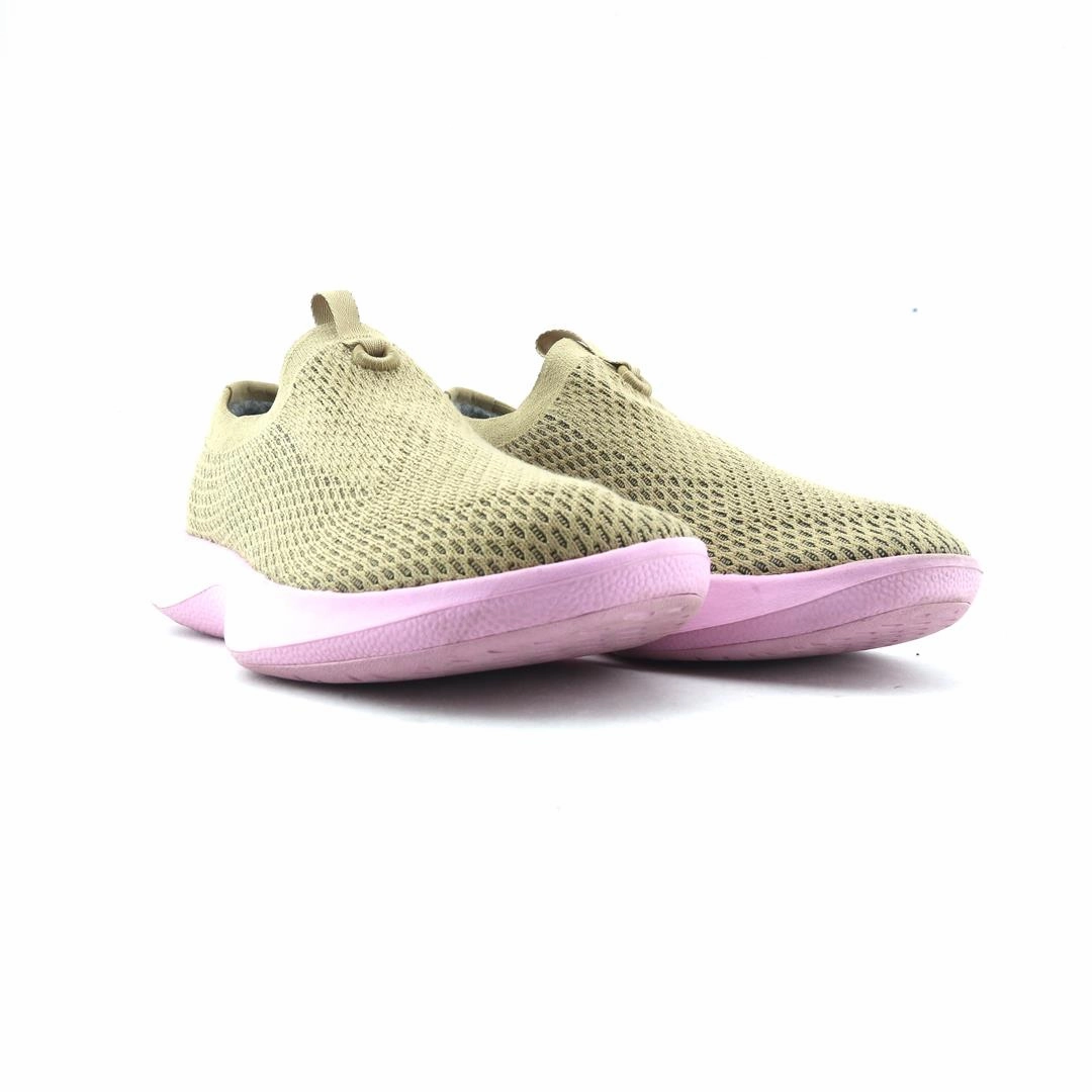 Allbirds Tree Dasher Relay - Hazy Beige (Buoyant Pink Sole) Toe Shoes Running