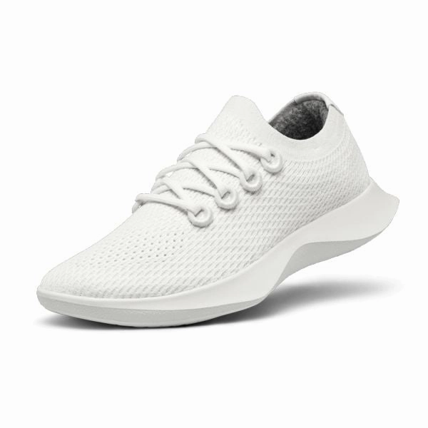 Allbirds Tree Dashers - LIMITED EDITION - Blizzard (White Sole) Best Running Shoe Website