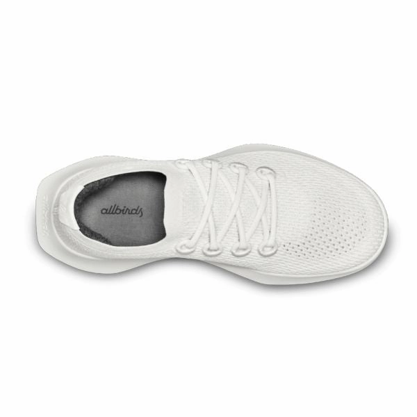 Echelon 9 Running Shoes Allbirds Tree Dashers - LIMITED EDITION - Blizzard (White Sole)