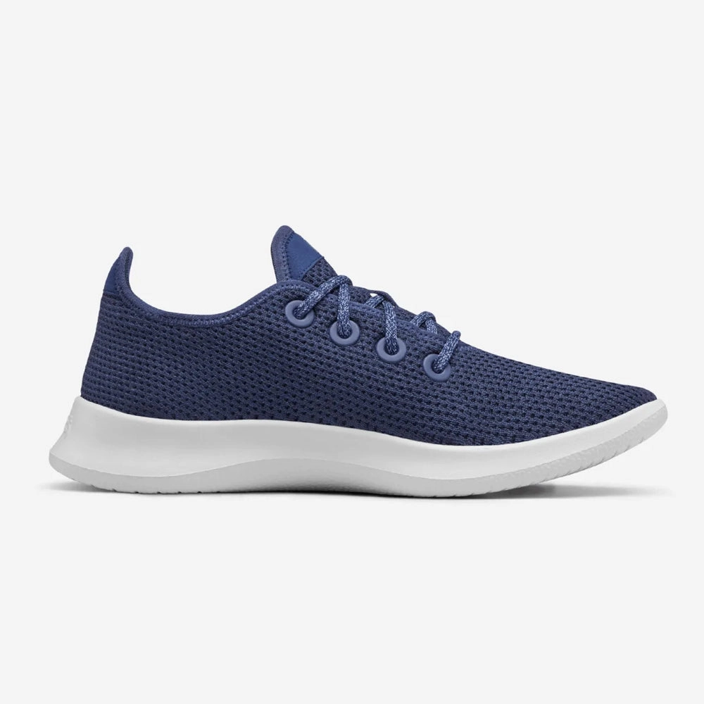 Good Running Shoes For High Arches Allbirds Tree Runners - CLASSICS: Kauri Marine Blue (White Sole)