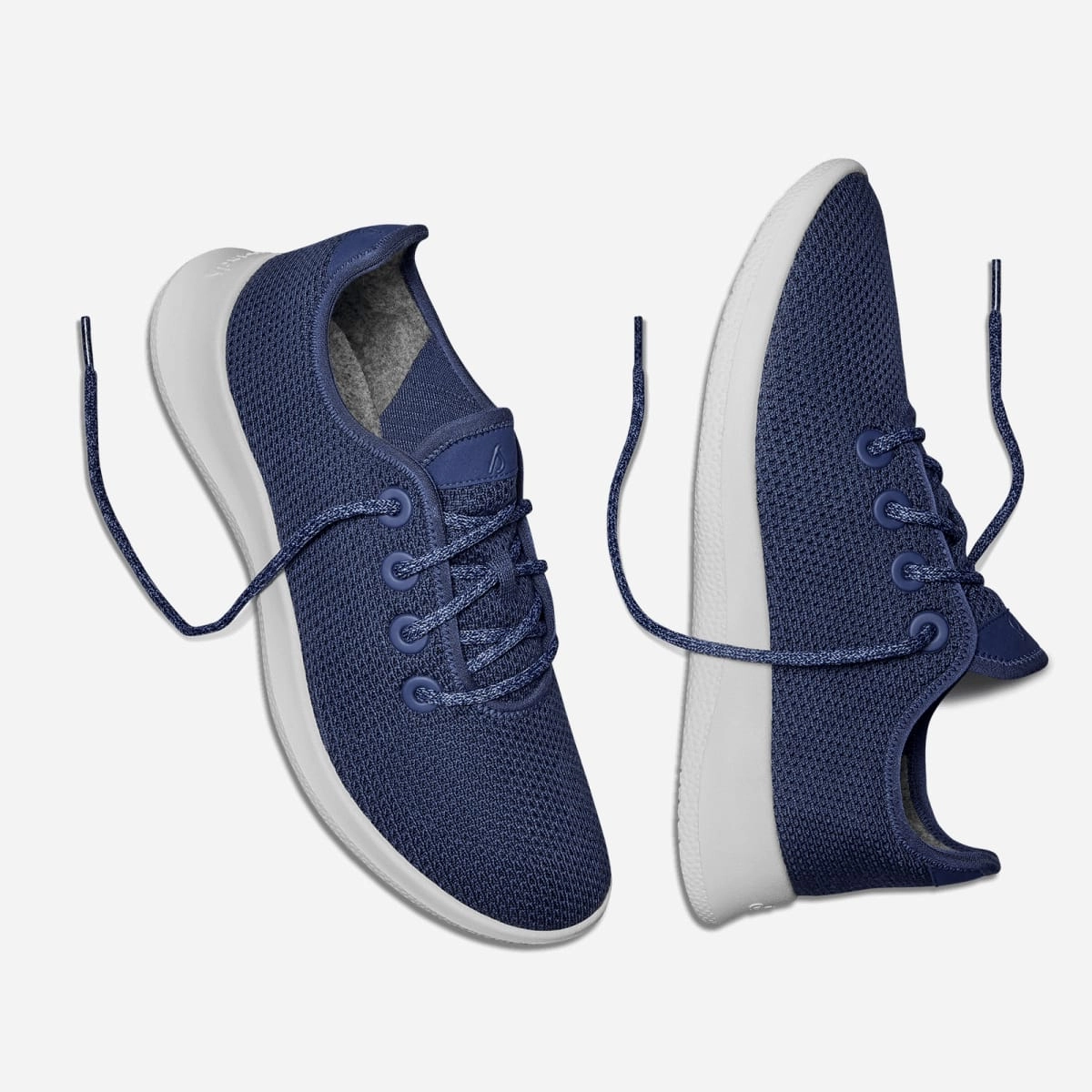 Running Shoes For Barefoot Runners Allbirds Tree Runners - CLASSICS: Kauri Marine Blue (White Sole)