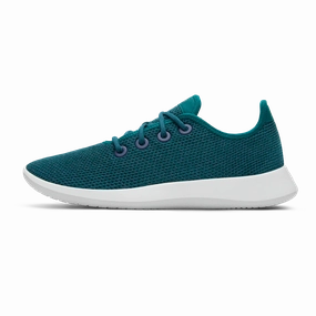 Allbirds Tree Runners - LIMITED EDITION: Deep Emerald (Blizzard Sole) Running Shoes Kids