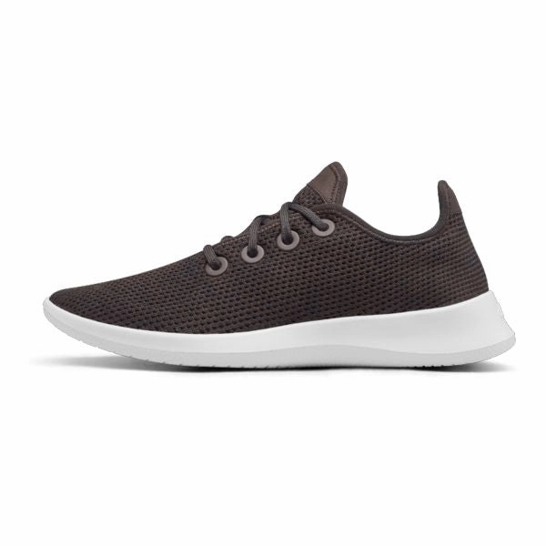 Allbirds Tree Runners - LIMITED EDITION: Peppercorn (white sole) Best Running Shoes For Track Athletes