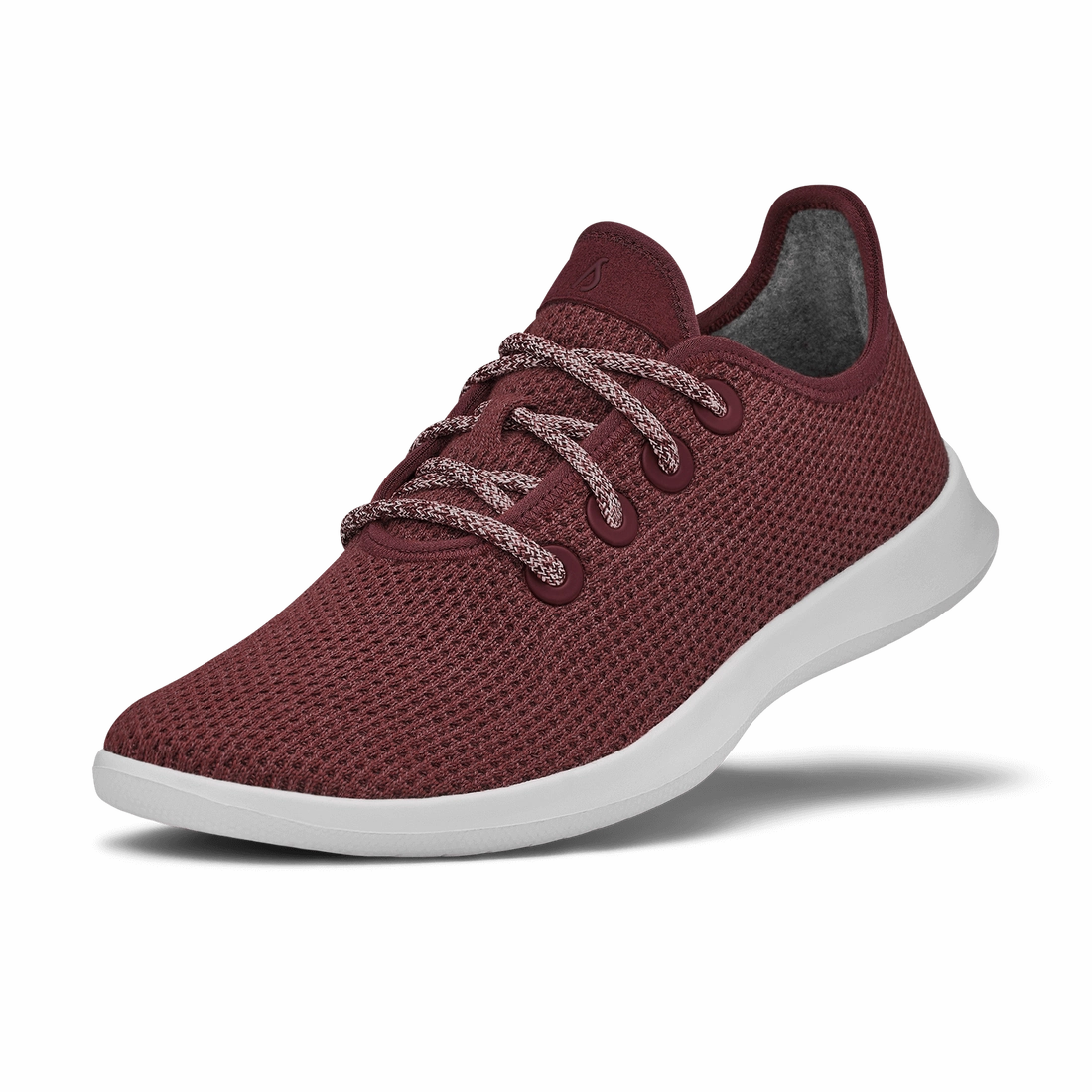 Fitted Running Shoes Allbirds Tree Runners - LIMITED EDITION: Red Maroon (White Sole)