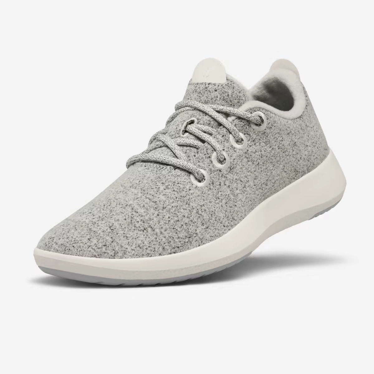 ALLBIRDS WOOL RUNNER MIZZLES - Dapple Grey  (Cream Sole) Best Running Shoe High Arch