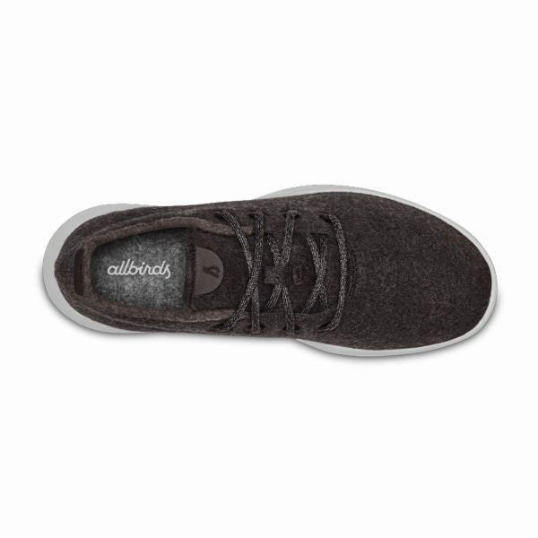 Running Shoes Heavy Person Allbirds Wool Runners - LIMITED EDITION: Light Black (Cream Sole)