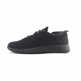 Allbirds Wool Runners - Natural Black (Black Sole) EX Running Shoes Saucony