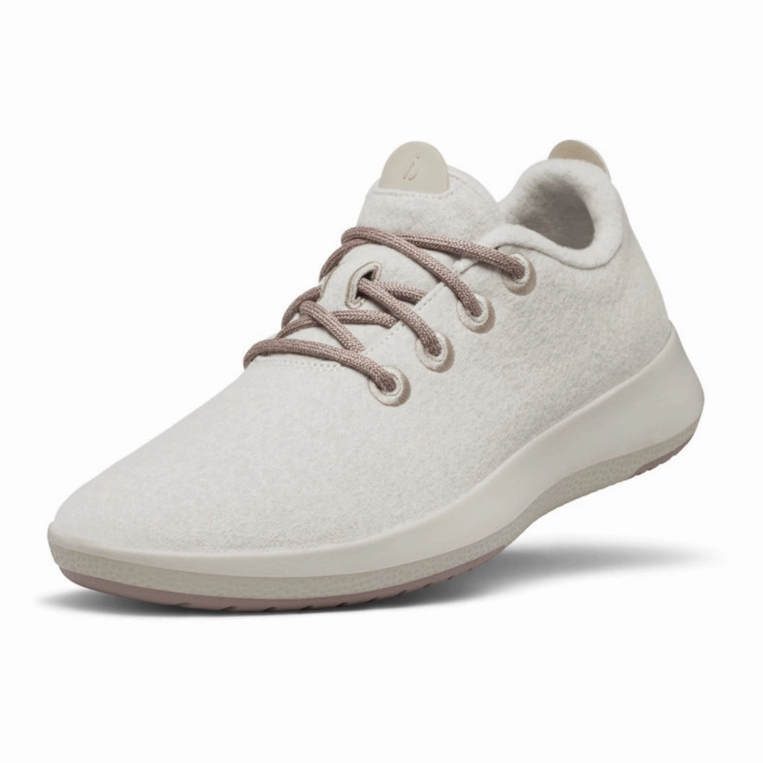 Street Running Shoes Allbirds Wool Runners Mizzles - CLASSICS: Cream Color (Sole)