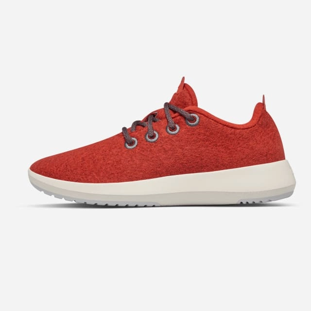 Allbirds Wool Runners Mizzles - CLASSICS: Lychee (Cream Sole) Best Zero Drop Running Shoe