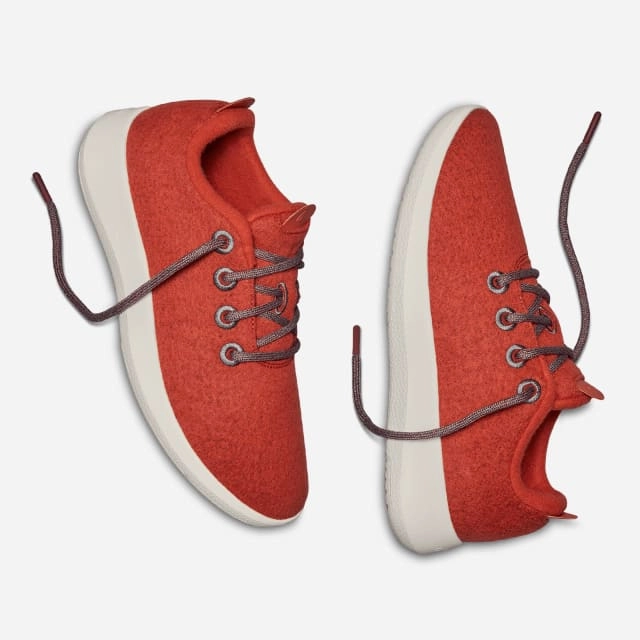 Runner Running Shoe Allbirds Wool Runners Mizzles - CLASSICS: Lychee (Cream Sole)