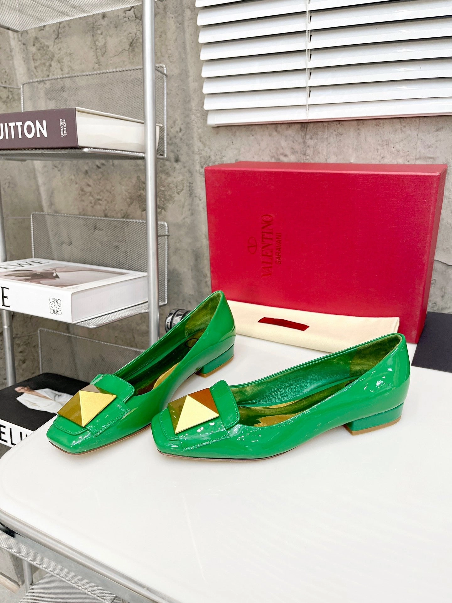 Wide Dress Shoes Flats SE1059 ONE STUD Flat Shoes / Size5-10