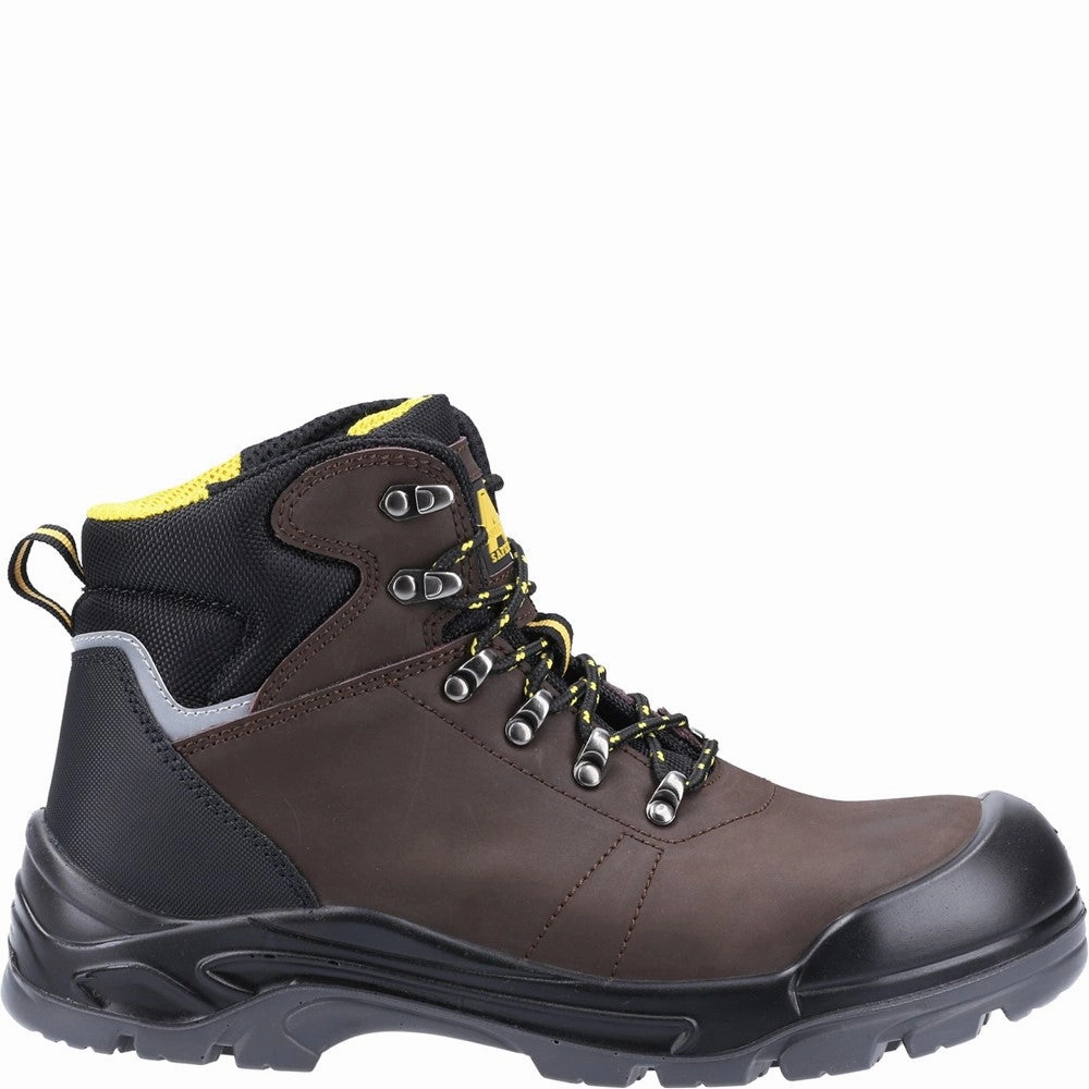 Amblers Safety AS203 Laymore Water Resistant Leather Safety Boot Bison Boots