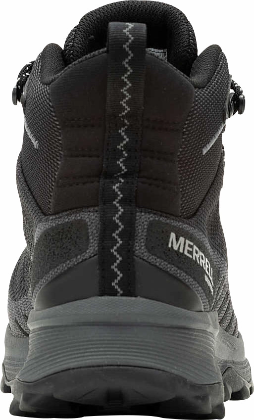 Merrell Speed Eco Mid Waterproof Mens Walking Boots - Black Merino Wool Hiking Boots