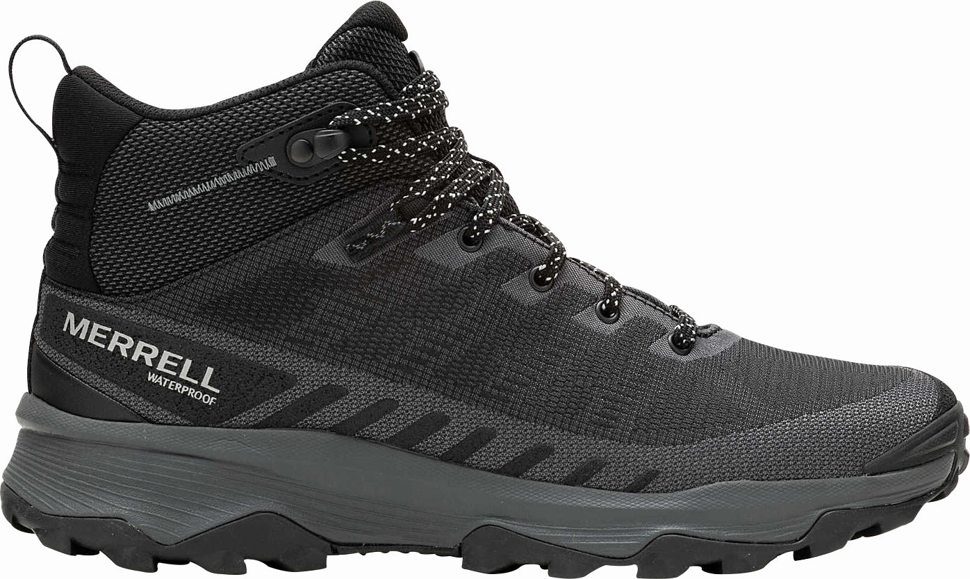 Vasque Saga Gtx Hiking Boots Merrell Speed Eco Mid Waterproof Mens Walking Boots - Black