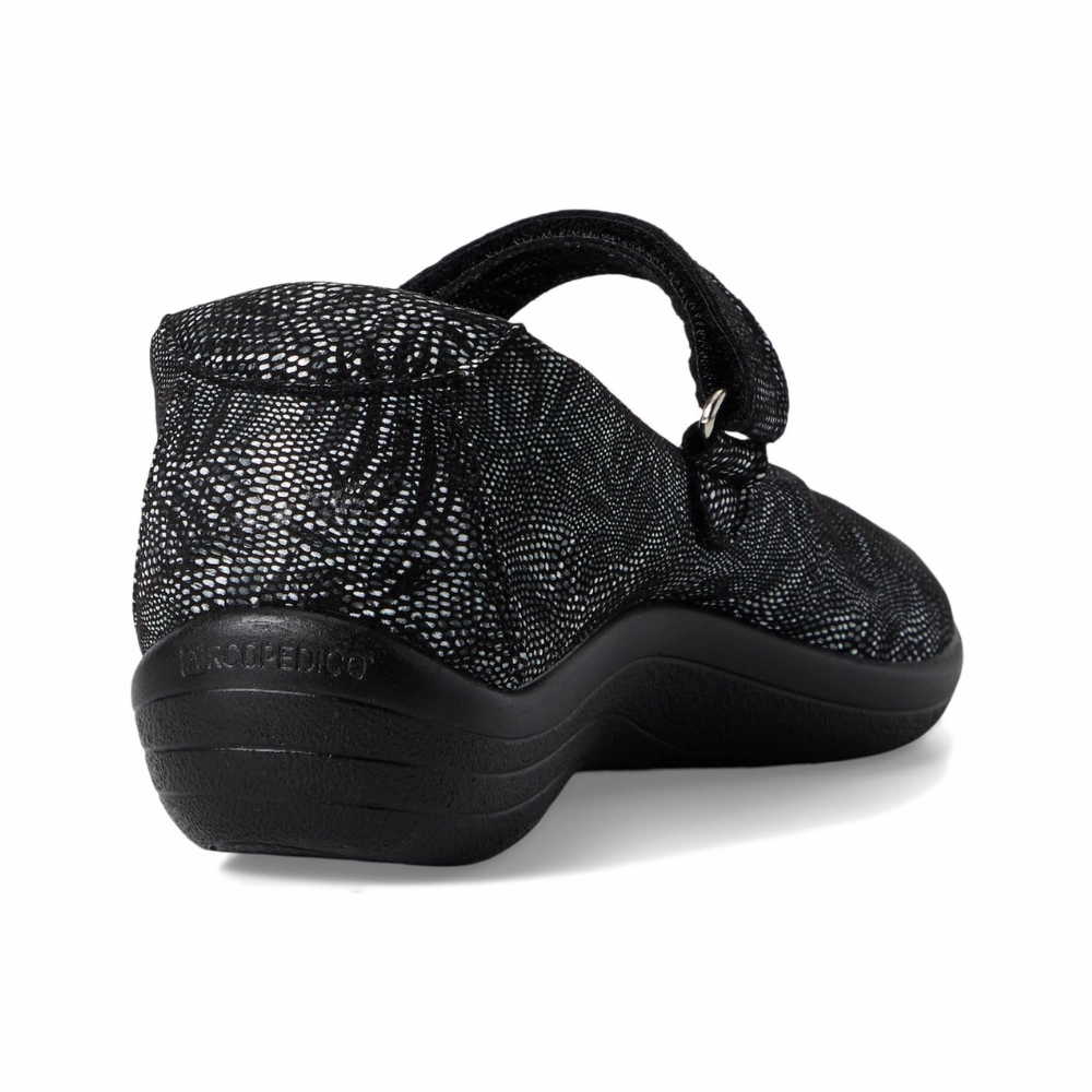 Arcopedico Estrela Black Palm Mary Jane (Women's) Shoe Brand Mary Jane