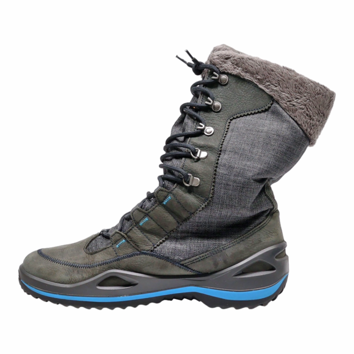 LOWA Snow Boots Grey Synthetic Womens UK 6.5 Size 9.5 Snow Boots