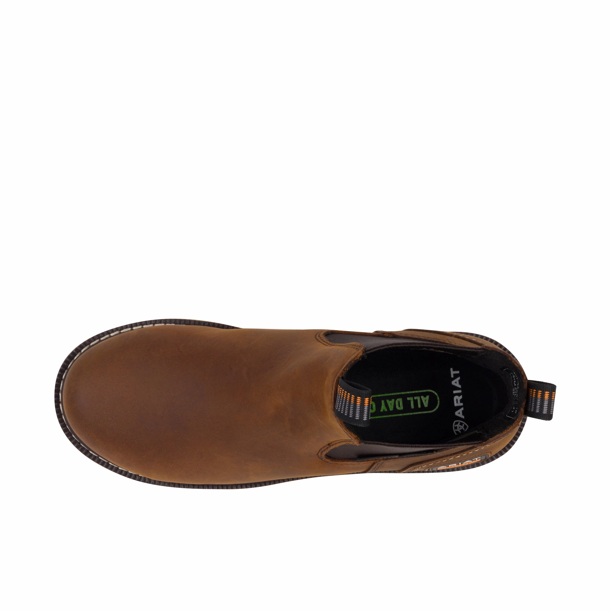 Ariat Rebar Wedge Chelsea H2O Composite Toe Distressed Brown