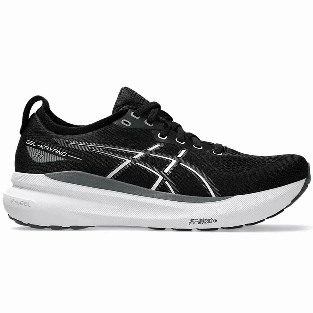 Asics Volleyball Shoes 2017 Men's Asics Gel-Kayano 31, Black/White, 10.5 D Medium