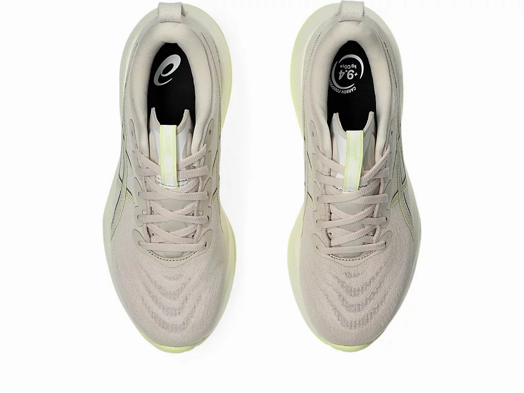 ASICS Womens Gel Cumulus 27 Wide- Mineral Beige/ Huddle Yellow (1012B773-250) Asics Leather Wrestling Shoes