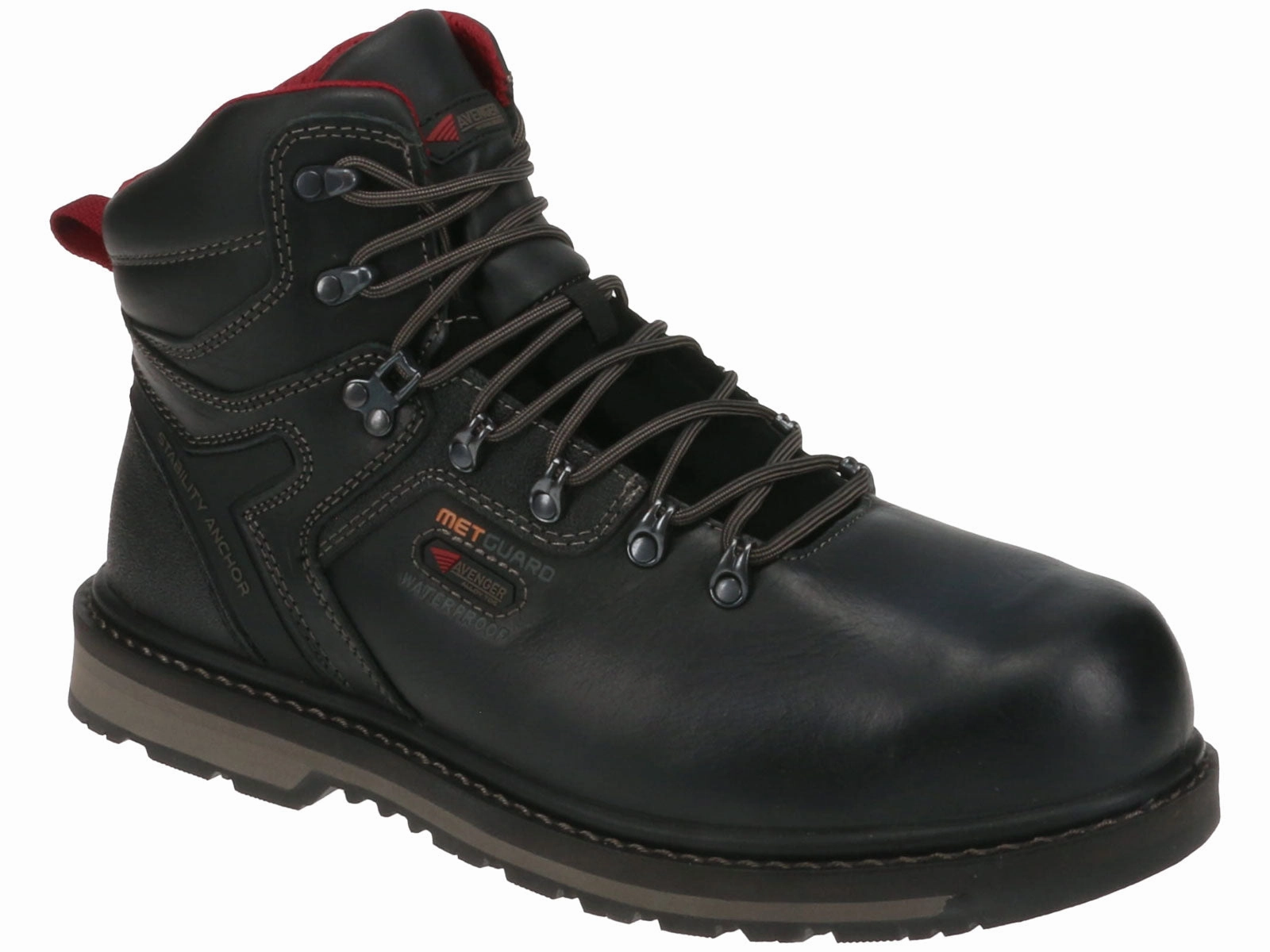 Avenger Blacksmith Met Guard Boot Black Boot Work