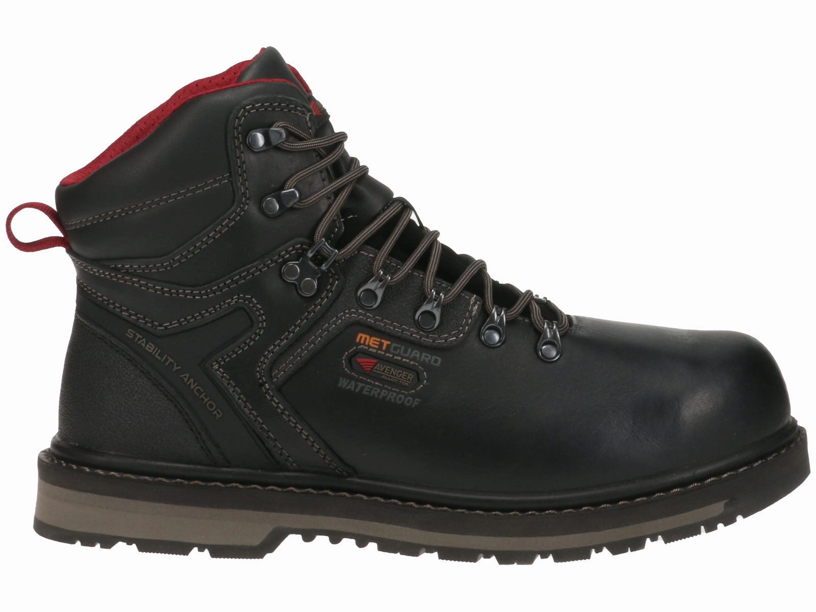 Pull On Vs Lace Up Work Boots Avenger Blacksmith Met Guard Boot Black